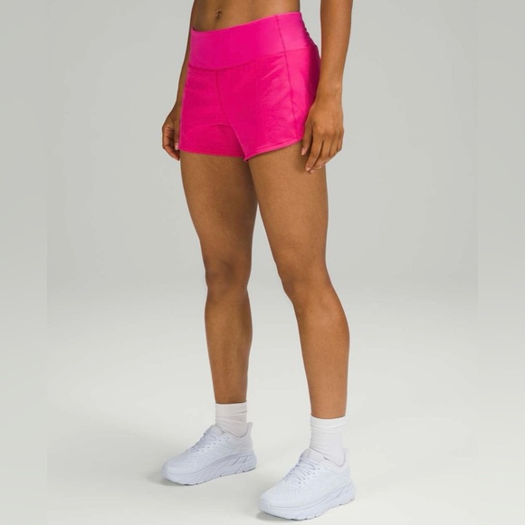Lululemon Speed Up Mid-Rise Short 4" Sonic Pink size 10 - Picture 9 of 15